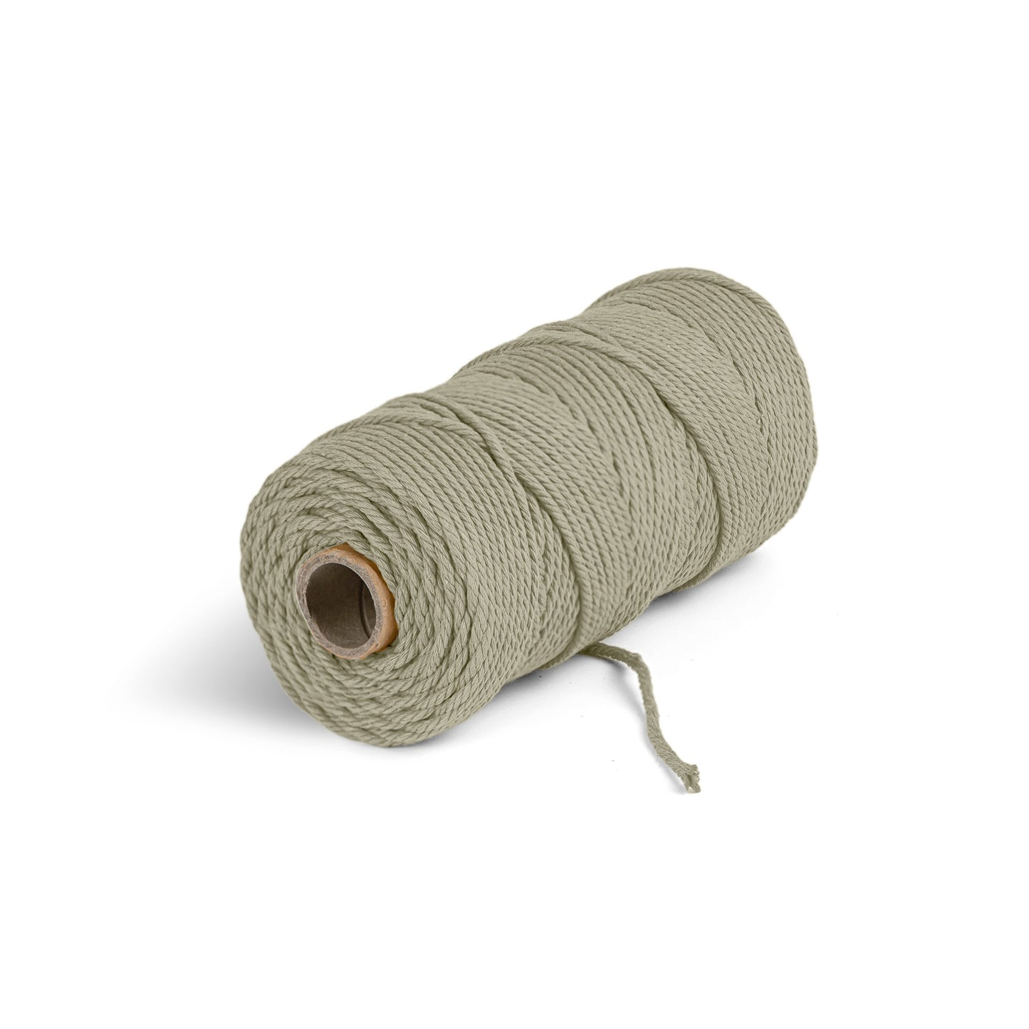 Macrame cord 3 mm Premium 100% Cotton , 100m Olive green