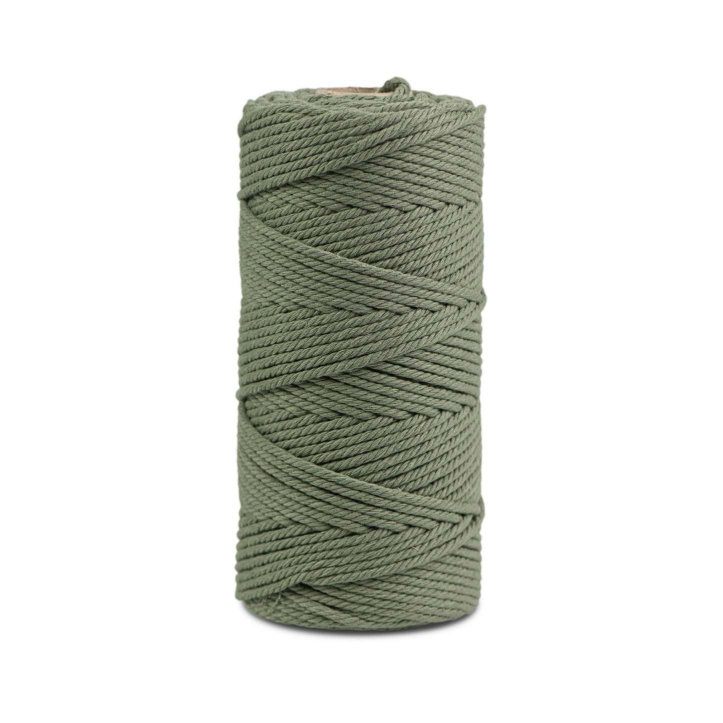 Garniyarn Macrame cord Bundle 3 mm Premium 100% Cotton Set of 1 bobbin x 200m Natural /100m Terracotta /100m Sage Green